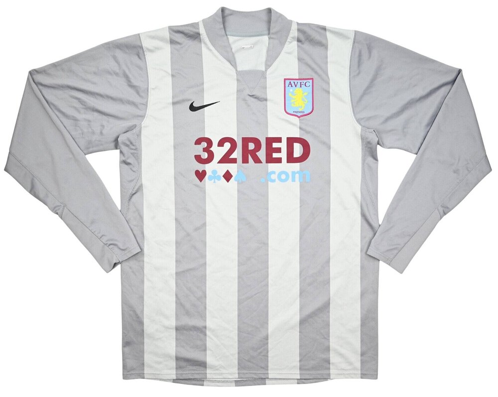 2007-08 ASTON VILLA GOALKEEPER PLAYER ISSUE LONGSLEEVE L