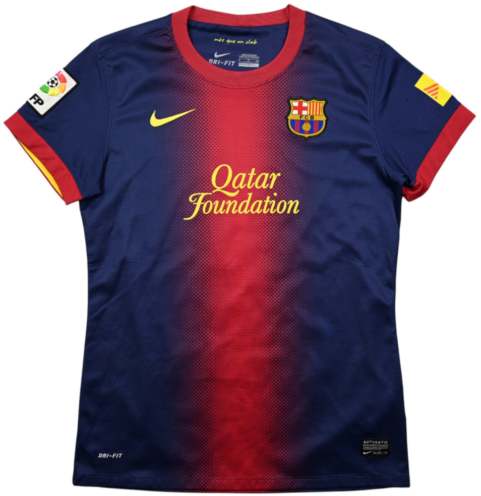 2012-13 BARCELONA *A. INIESTA* KOSZULKA WOMENS S