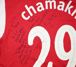 2011-12 ARSENAL *CHAMAKH* PLAYER ISSUE SHIRT S