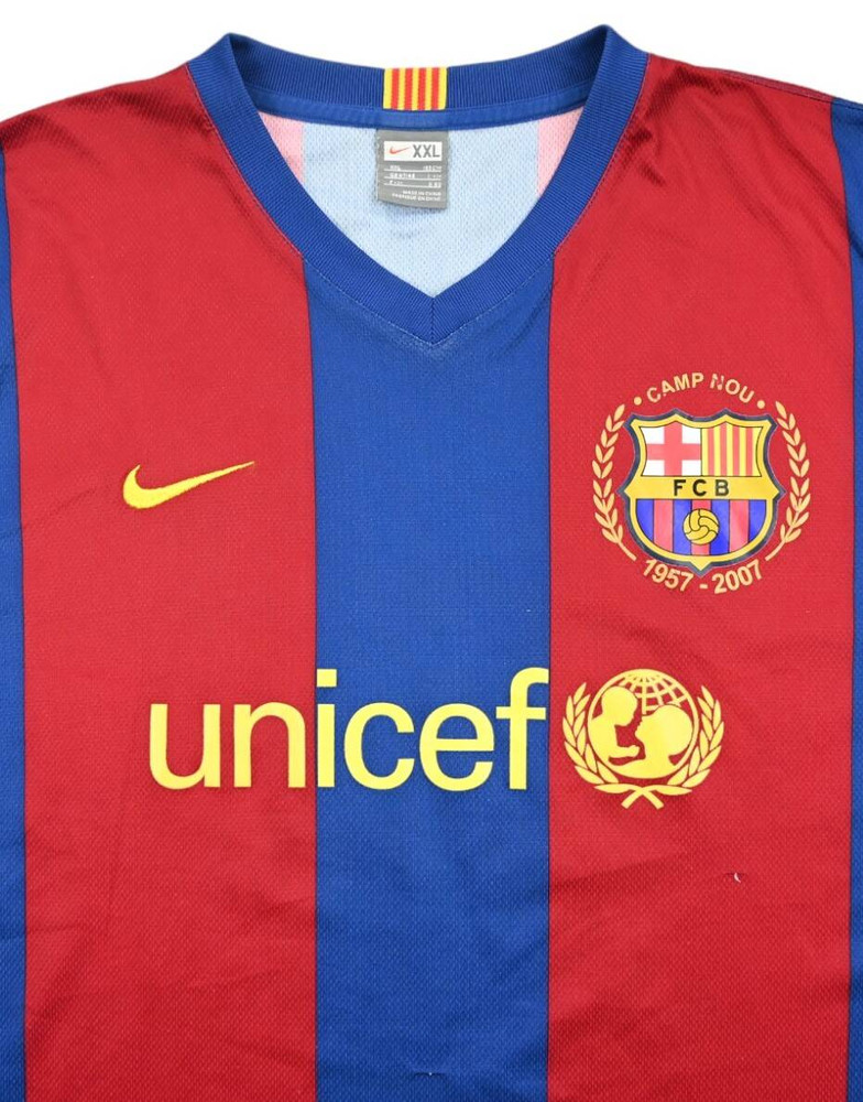 2007-08 FC BARCELONA BASIC SHIRT 2XL