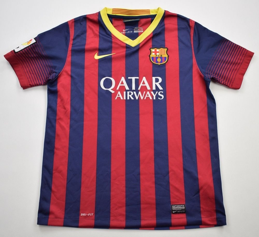 2013-14 FC BARCELONA SHIRT L. BOYS