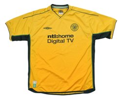 2002-03 CELTIC GLASGOW SHIRT XL