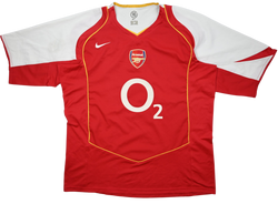 2004-05 ARSENAL LONDON *BERGKAMP* SHIRT XL