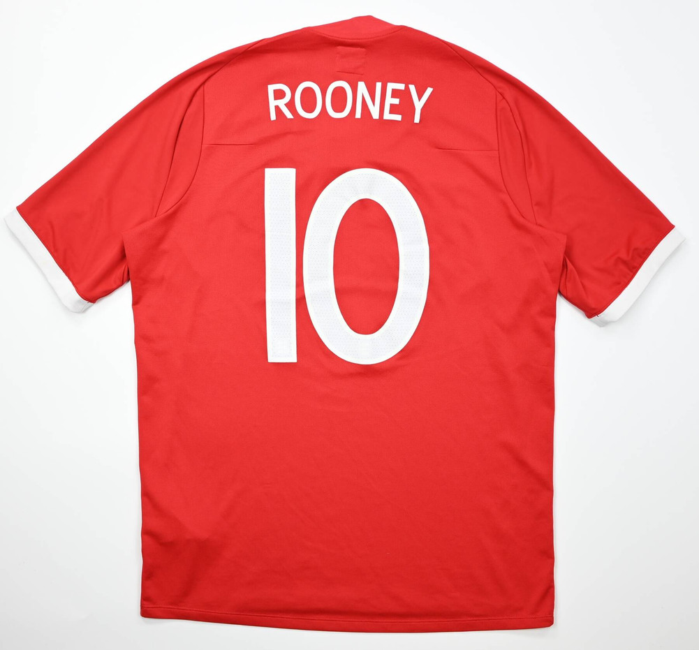 2010-11 ENGLAND *ROONEY* SHIRT M