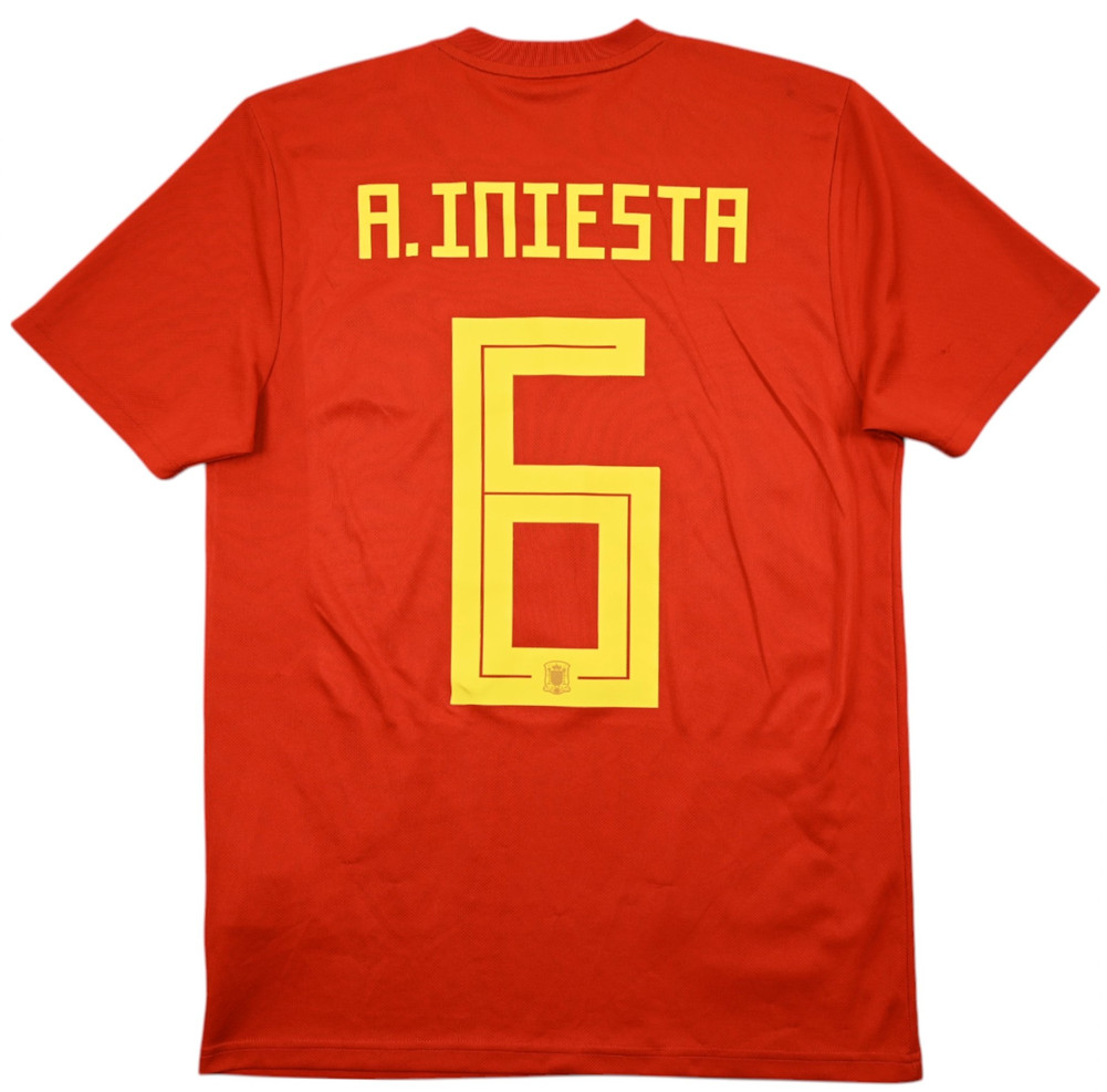 2018-19 SPAIN *A. INIESTA* KOSZULKA S