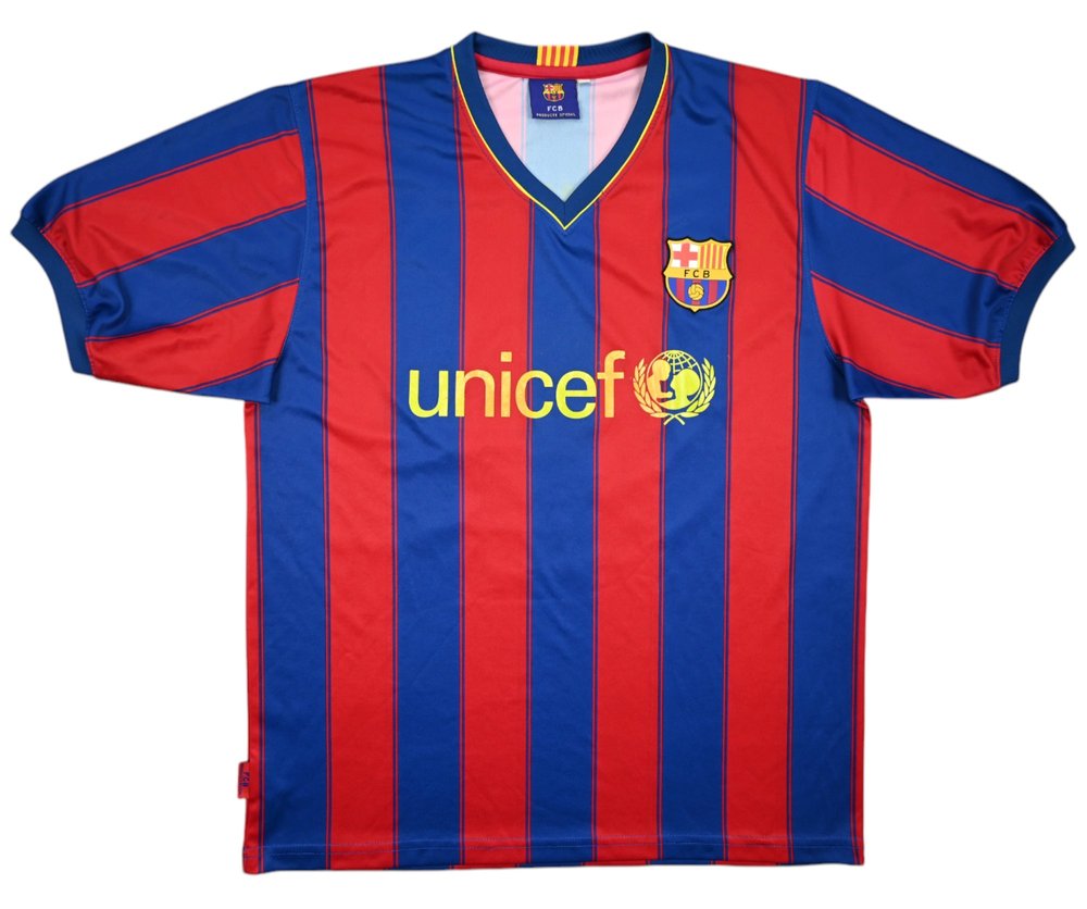 2009-10 FC BARCELONA *A. INIESTA* SHIRT M