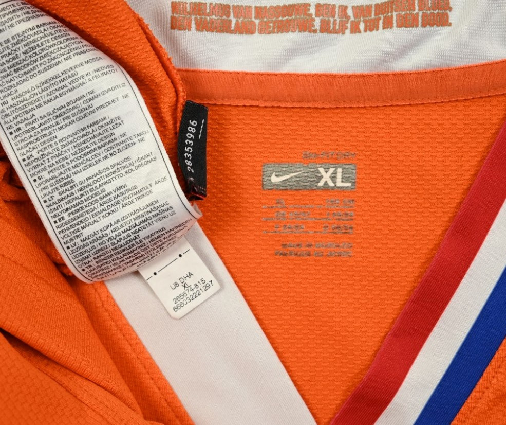 2008-10 NETHERLANDS SHIRT XL