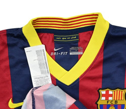 2013-14 FC BARCELONA *MESSI* SHIRT S