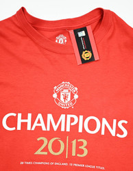 MANCHESTER UNITED 2013 PL CHAMPIONS SHIRT XXL