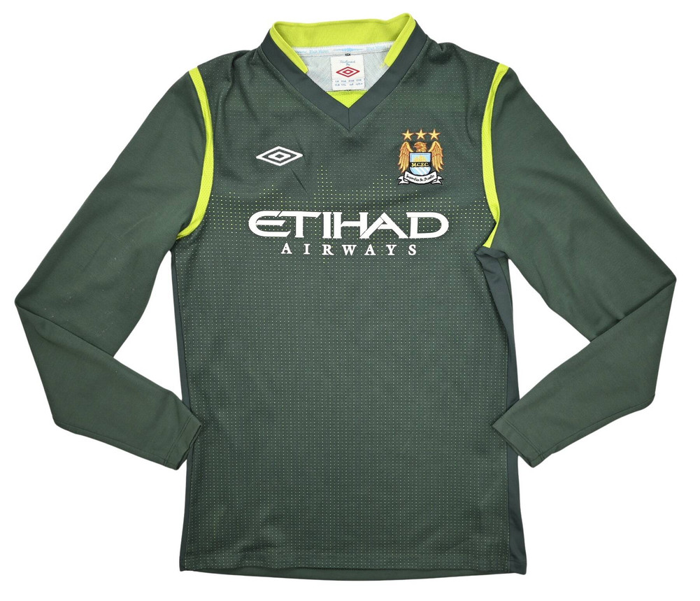 2011-12 MANCHESTER CITY GK LONGSLEEVE SHIRT XL. BOYS