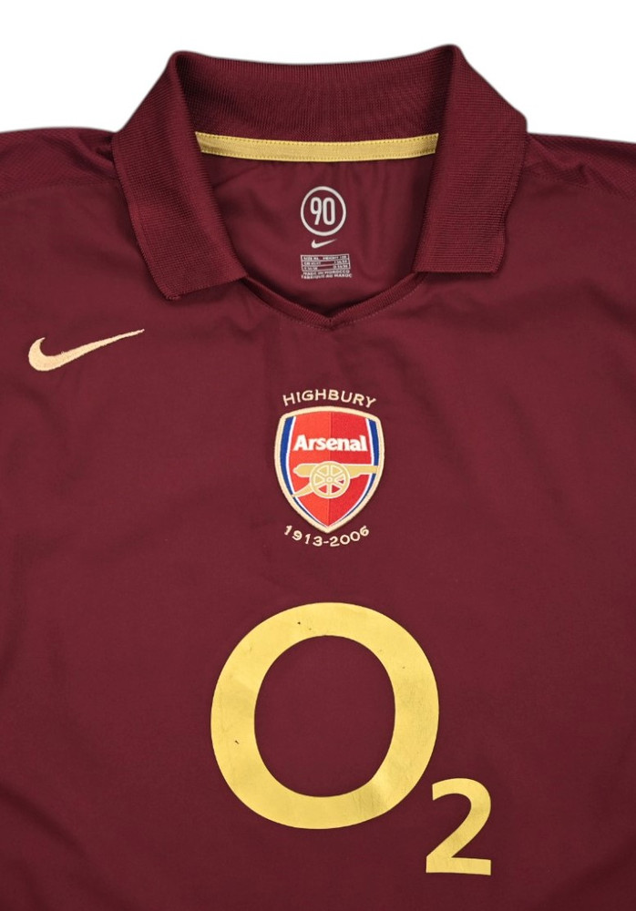 2005-06 ARSENAL *HENRY* SHIRT XL