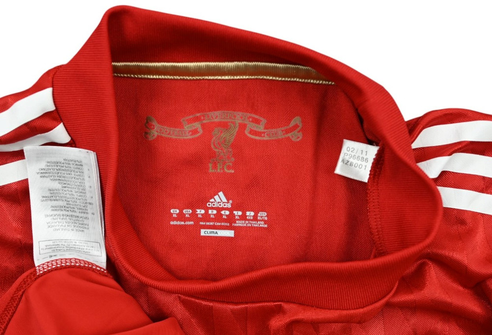 2010-11 LIVERPOOL PLAYER ISSUE KOSZULKA XL