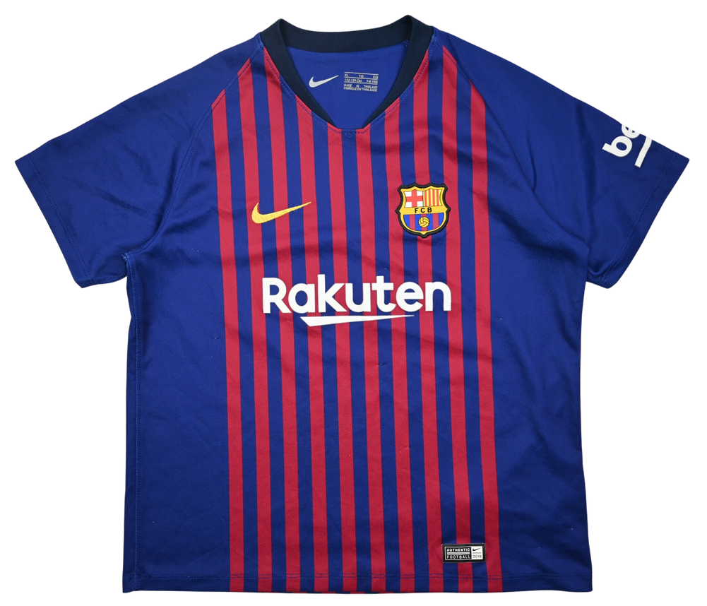 2018-19 FC BARCELONA SHIRT XL. BOYS