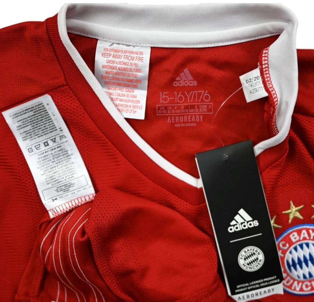 2020-21 BAYERN MUNCHEN SHIRT XL. BOYS