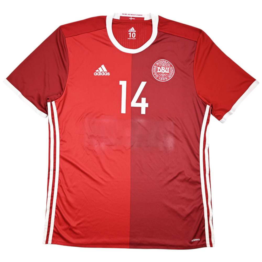 2016-17 DENMARK #14 PLAYER ISSUE KOSZULKA L