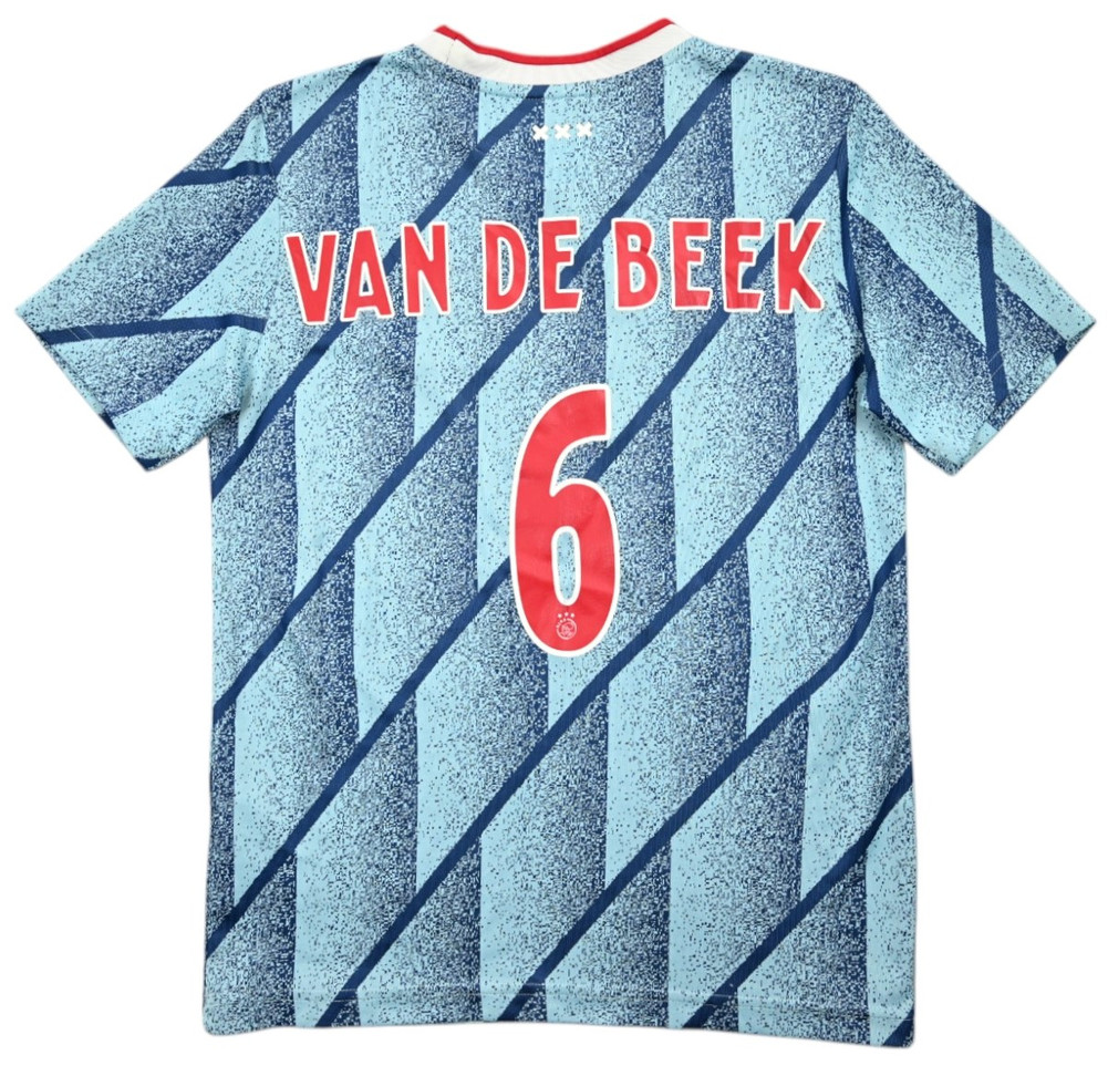 2020-21 AJAX AMSTERDAM *VAN DE BEEK* SHIRT M. BOYS
