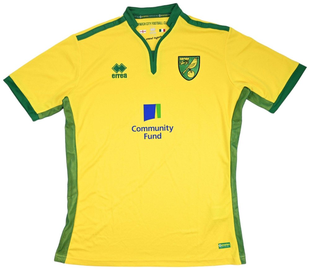 2016-17 NORWICH CITY SHIRT XXL