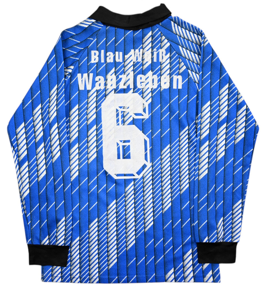 BLAU-WEIB WANZLEBEN #6 LONGSLEEVE XS. BOYS