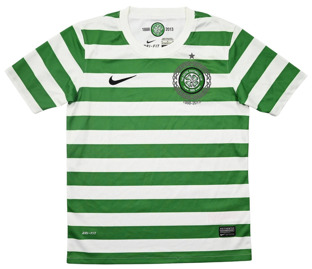2012-13 CELTIC GLASGOW SHIRT M. BOYS