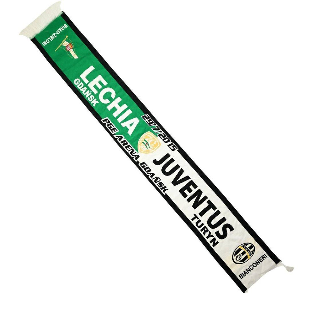 LECHIA GDAŃSK / JUVENTUS TURYN 29.7.2015 PGE ARENA GDAŃSK SCARF