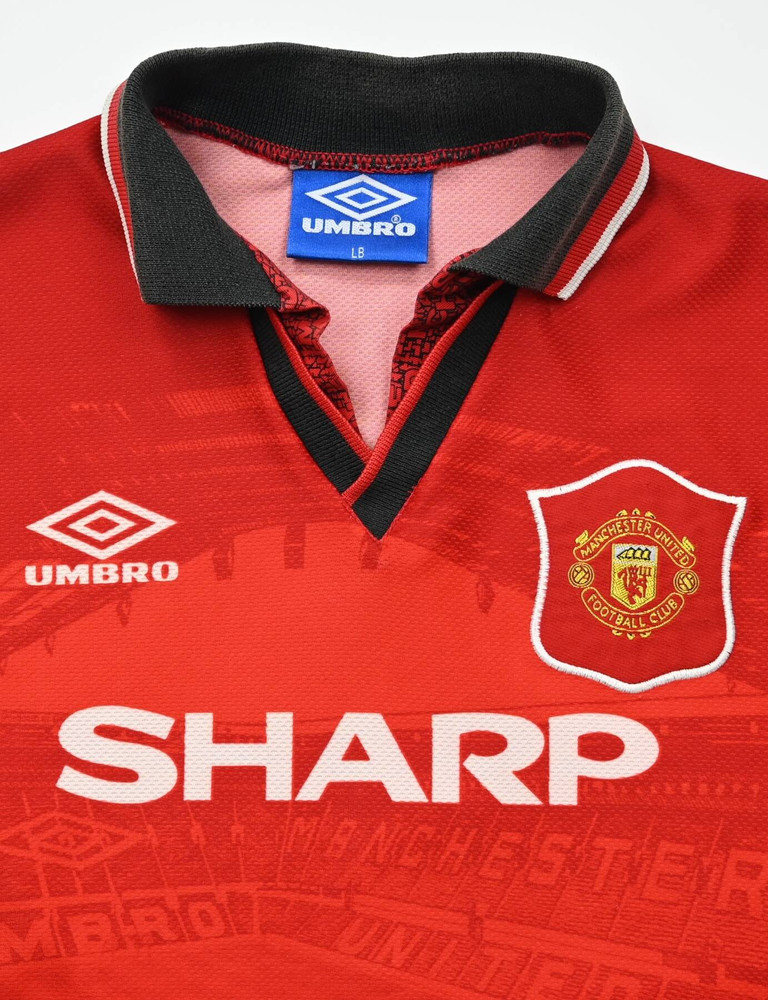 1994-96 MANCHESTER UNITED *INCE* SHIRT L. BOYS