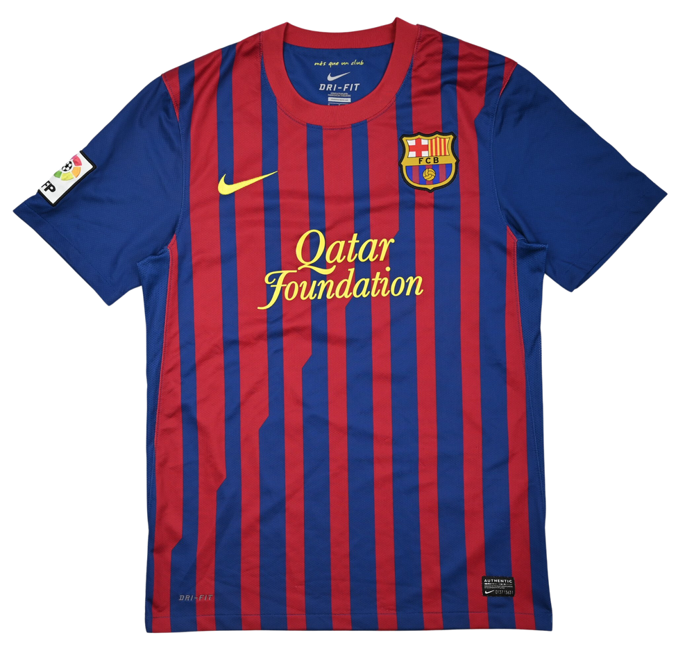 2011-12 FC BARCELONA *A. INIESTA* SHIRT S