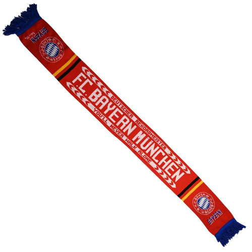 FC BAYERN MUNCHEN DEUTSCHER REKORDMEISTER YOU'LL NEVER WALK ALONE SZALIK