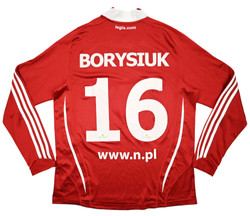 2008-10 LEGIA WARSZAWA *BORYSIUK* MATCH ISSUE LONGSLEEVE SHIRT L