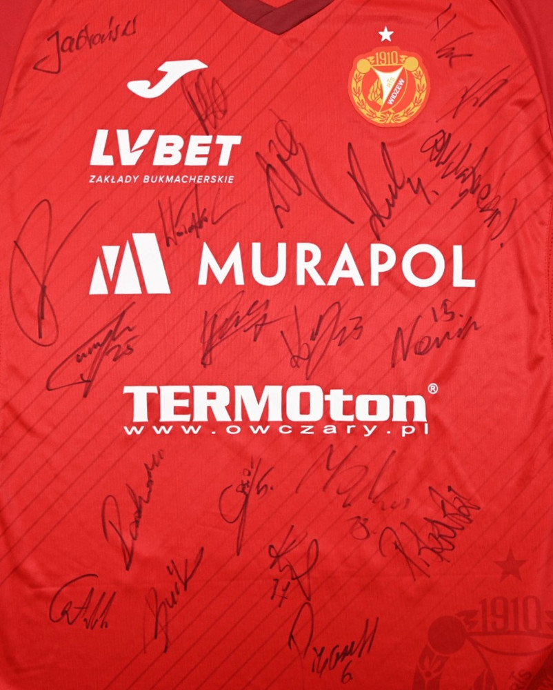 2019-20 WIDZEW ŁÓDŹ *ROBAK* KOSZULKA MECZOWA XL