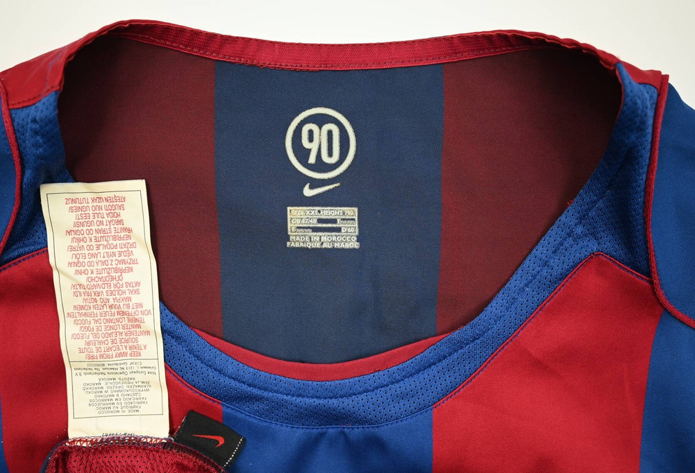 2004-05 FC BARCELONA *LARSSON* SHIRT XXL