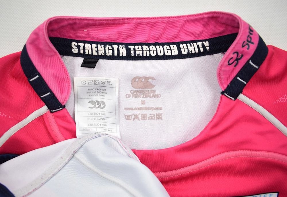 CARDIF BLUES RUGBY CANTERBURY SHIRT M