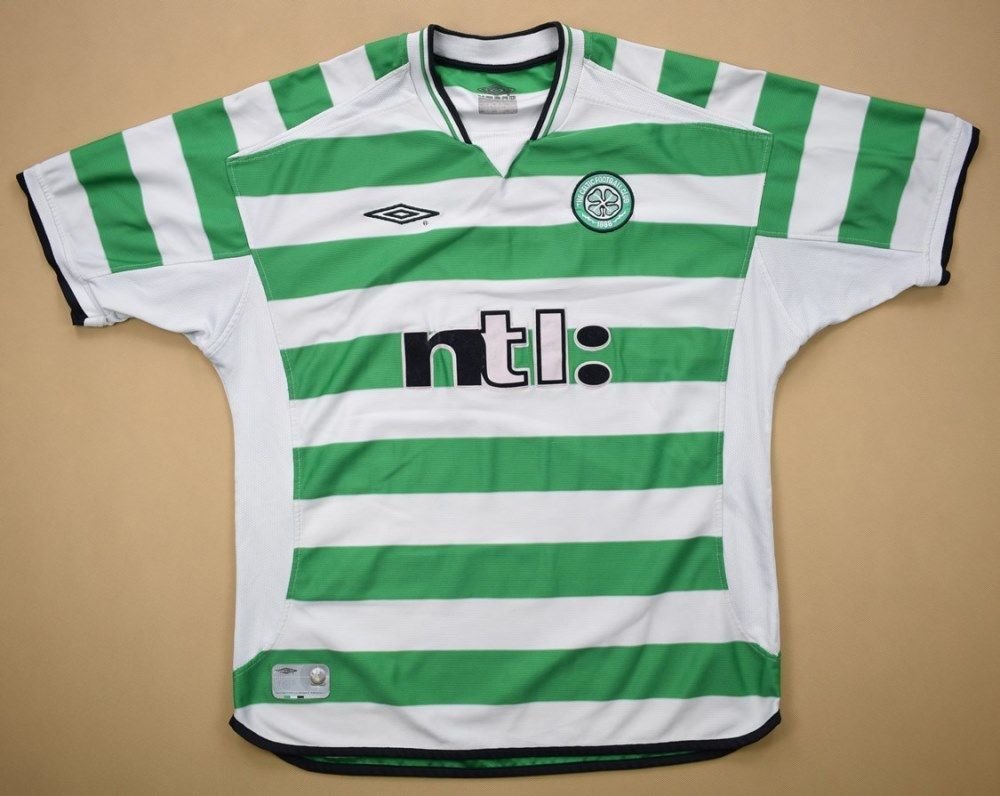 2001-03 CELTIC GLASGOW SHIRT L