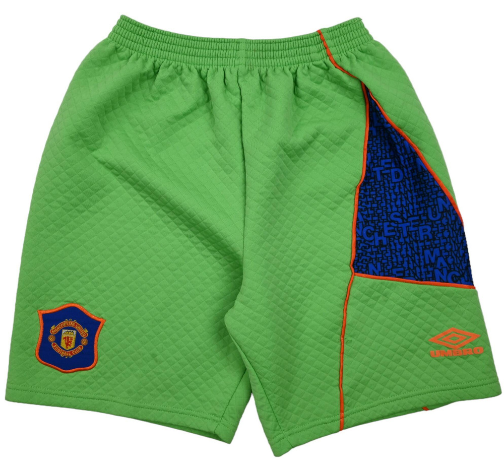 1994-96 MANCHESTER UNITED GK SHORTS XL. BOYS