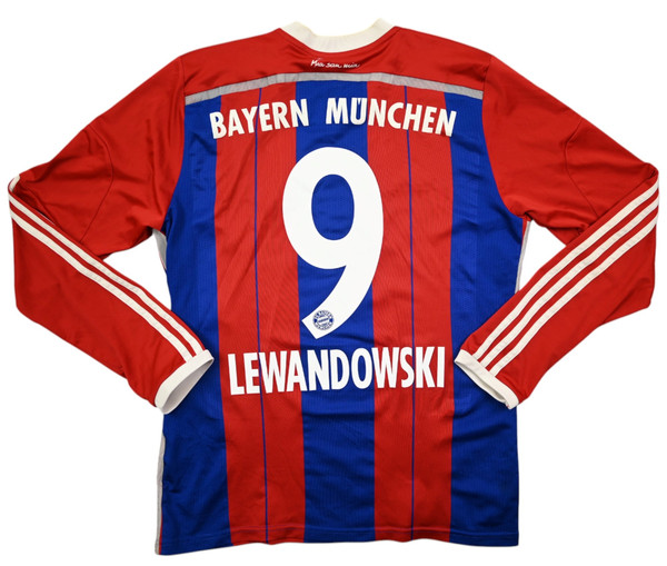 2014-15 BAYERN MUNCHEN *LEWANDOWSKI* LONGSLEEVE SHIRT M