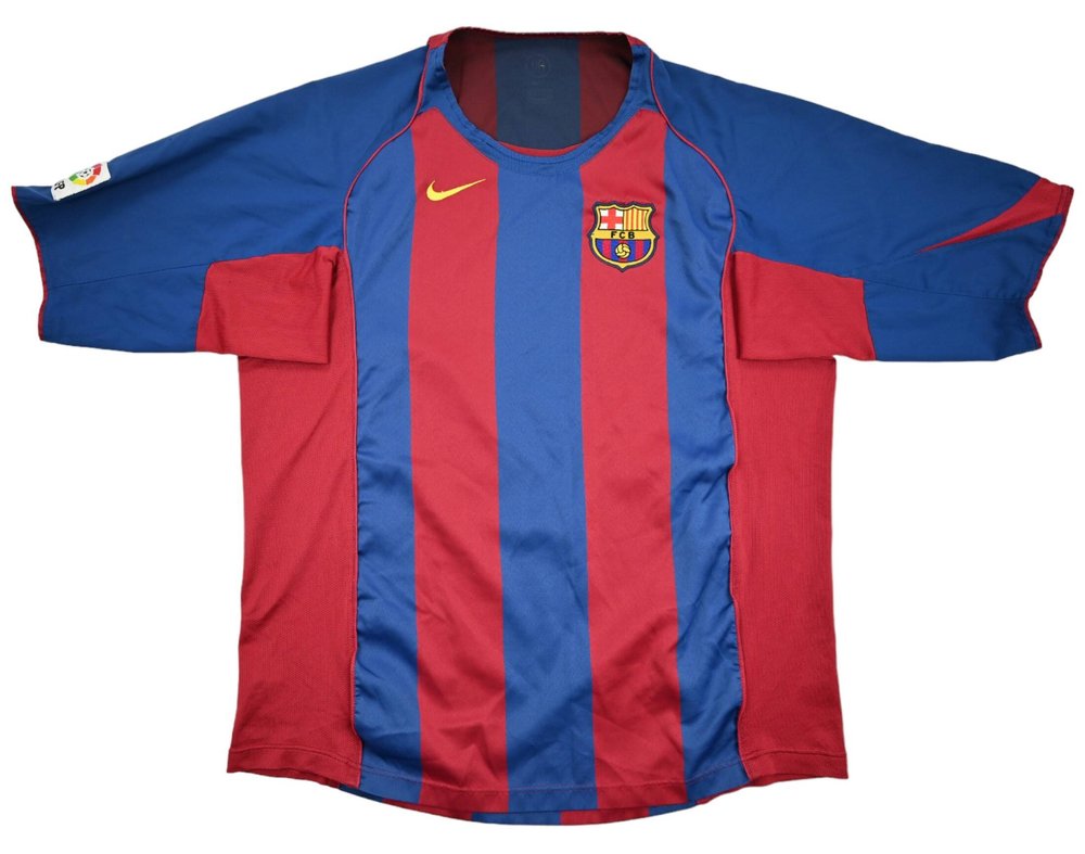 2004-05 FC BARCELONA SHIRT M