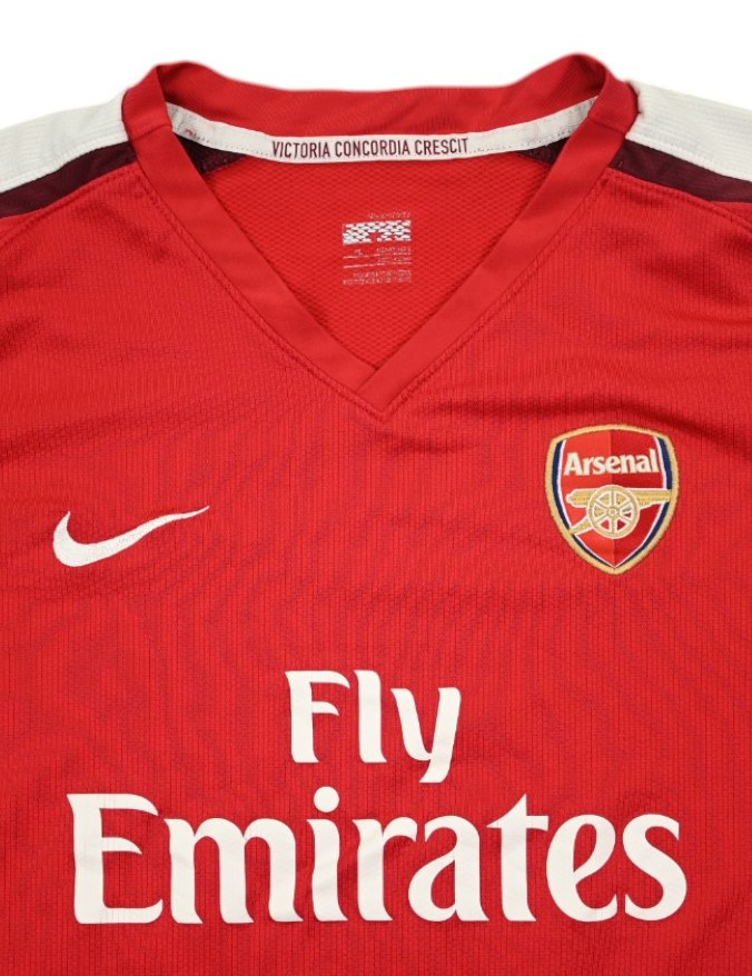 2008-10 ARSENAL LONDON SHIRT XL. BOYS
