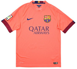 2014-15 FC BARCELONA *MESSI* SHIRT M
