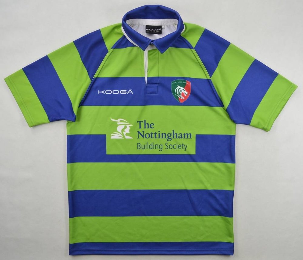 LEICESTER TIGERS RUGBY KOOGA SHIRT L