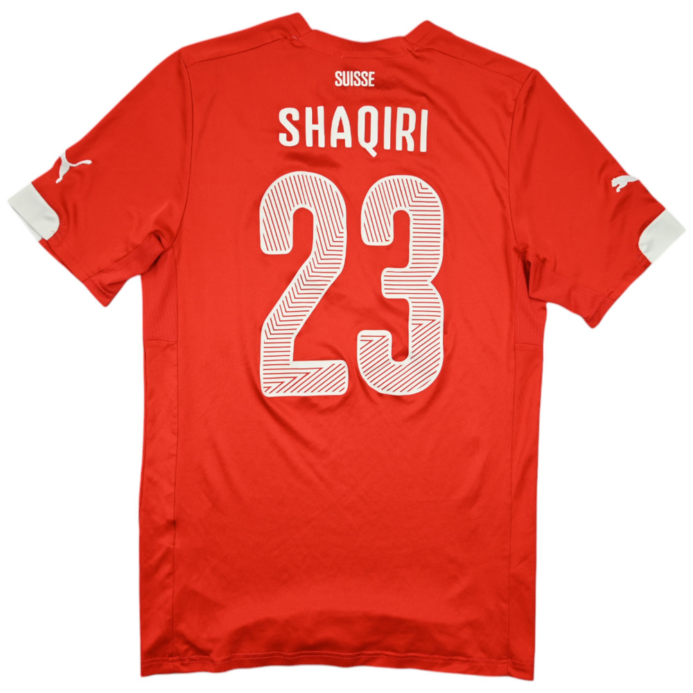 2014-15 SWITZERLAND *SHAQIRI* SHIRT S