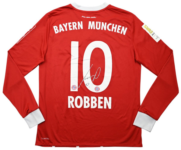 2017-18 BAYERN MUNCHEN *ROBBEN* LONGSLEEVE KOSZULKA L. BOYS