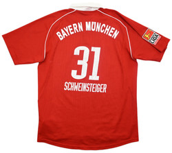 2005-06 BAYERN MUNCHEN *SCHWEINSTEIGER* SHIRT 2XL. BOYS / S