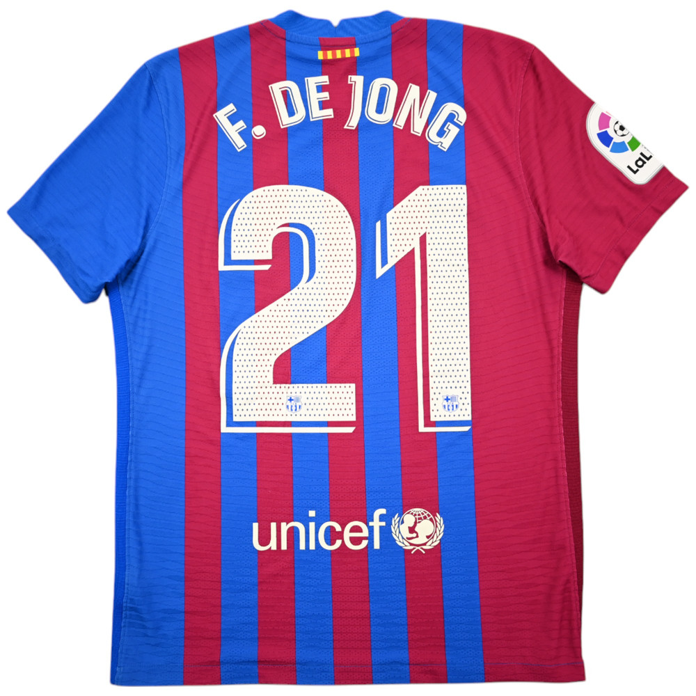 2021-22 FC BARCELONA *F. DE JONG* PLAYER ISSUE KOSZULKA M