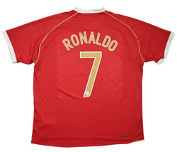 2006-07 MANCHESTER UNITED *RONALDO* SHIRT XXL