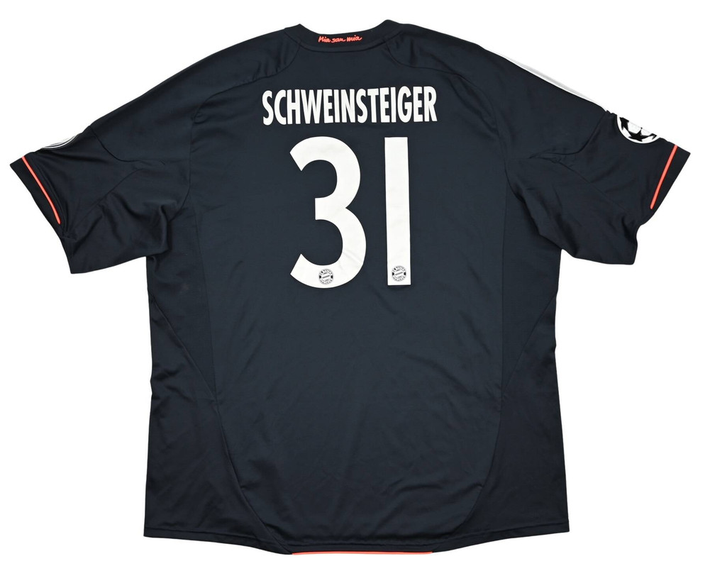 2012-13 BAYERN MUNCHEN *SCHWEINSTEIGER* SHIRT XXL