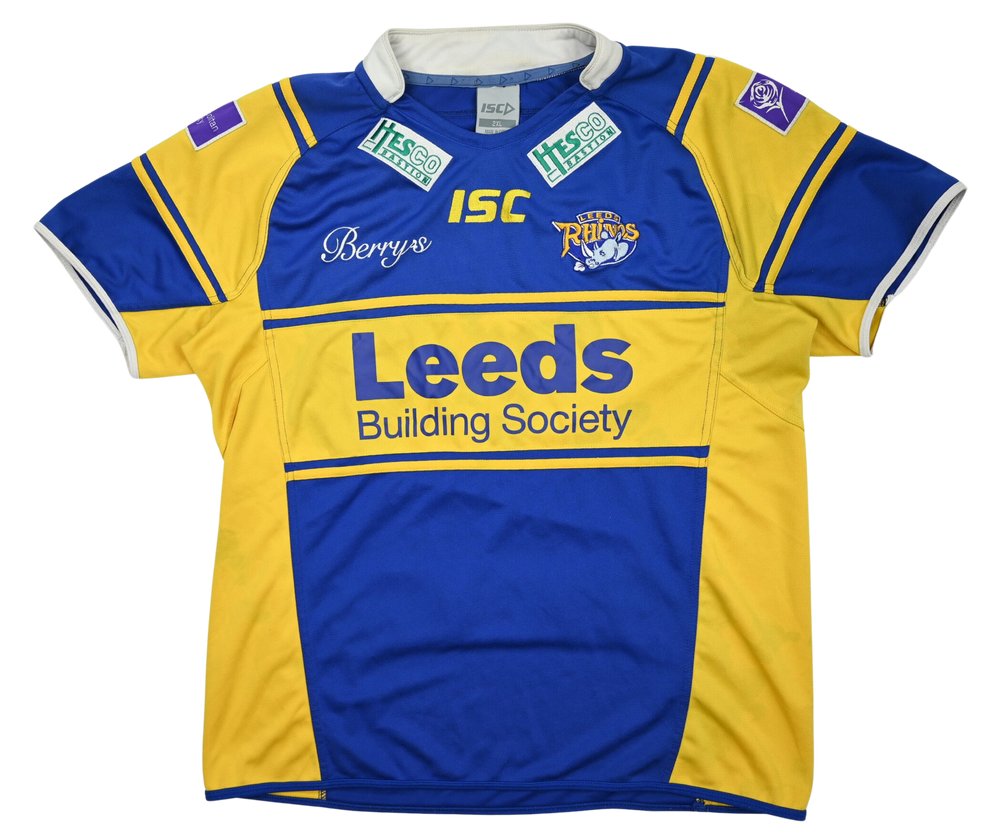 LEEDS RHINOS RUGBY SHIRT XXL