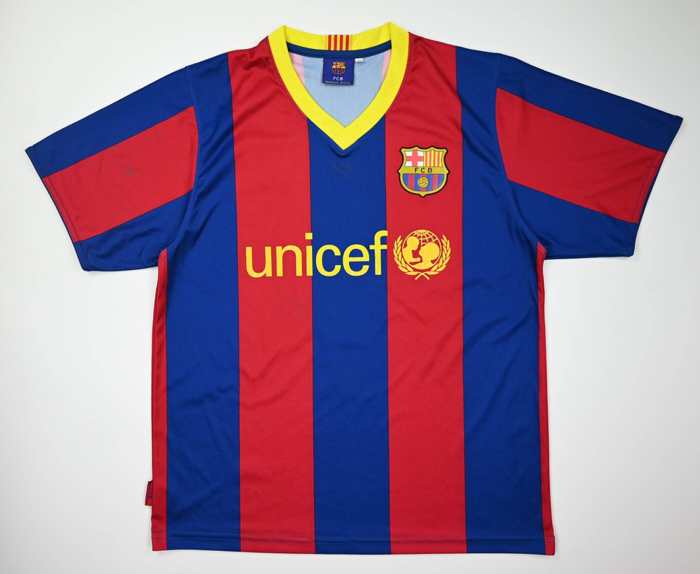 2010-11 FC BARCELONA *DAVID VILLA* SHIRT M