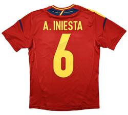 2011-12 SPAIN *A. INIESTA* SHIRT M. BOYS