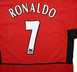 2002-04 MANCHESTER UNITED *RONALDO* KOSZULKA XL