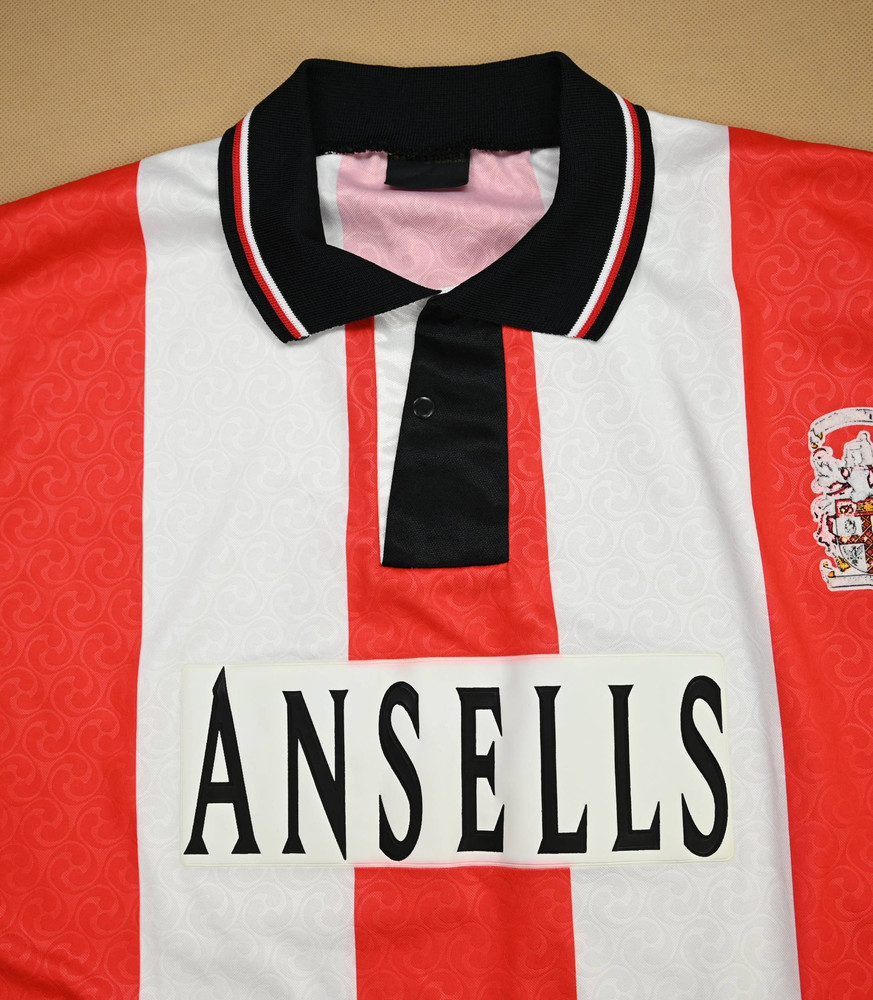 1992-93 STOKE CITY SHIRT L
