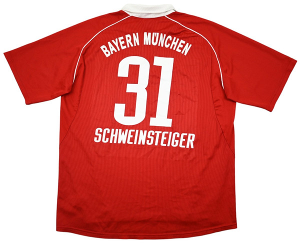 2005-06 BAYERN MUNCHEN *SCHWEINSTEIGER* SHIRT XL